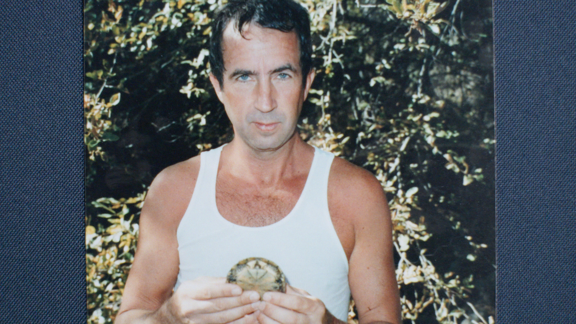Director Eric Goode with a Southwestern pond turtle.