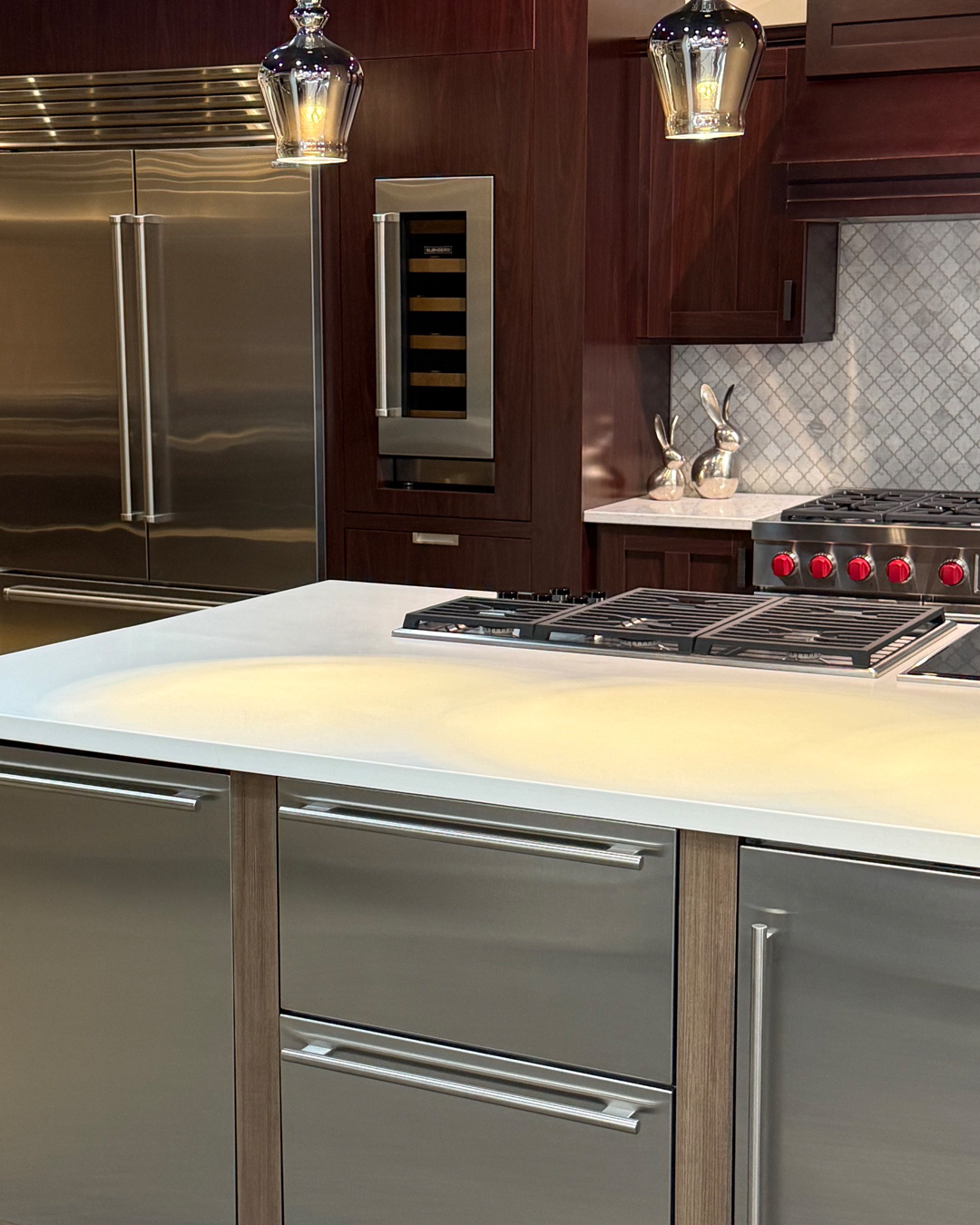 The SubZero/Wolf/Cove's "Living Kitchen" in the Reno's Appliance showroom.