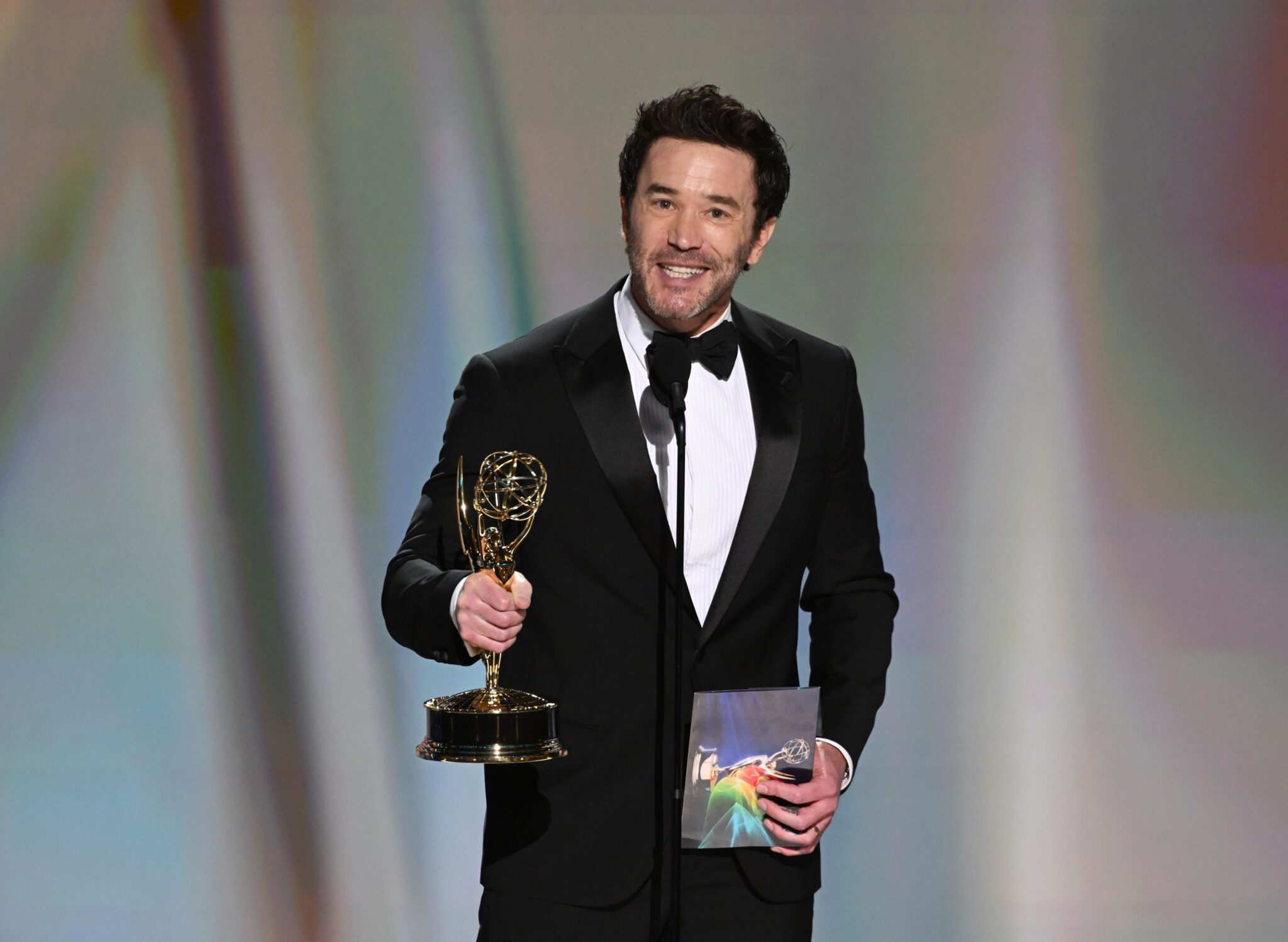 Tom Pelphrey wins an Emmy for Task.