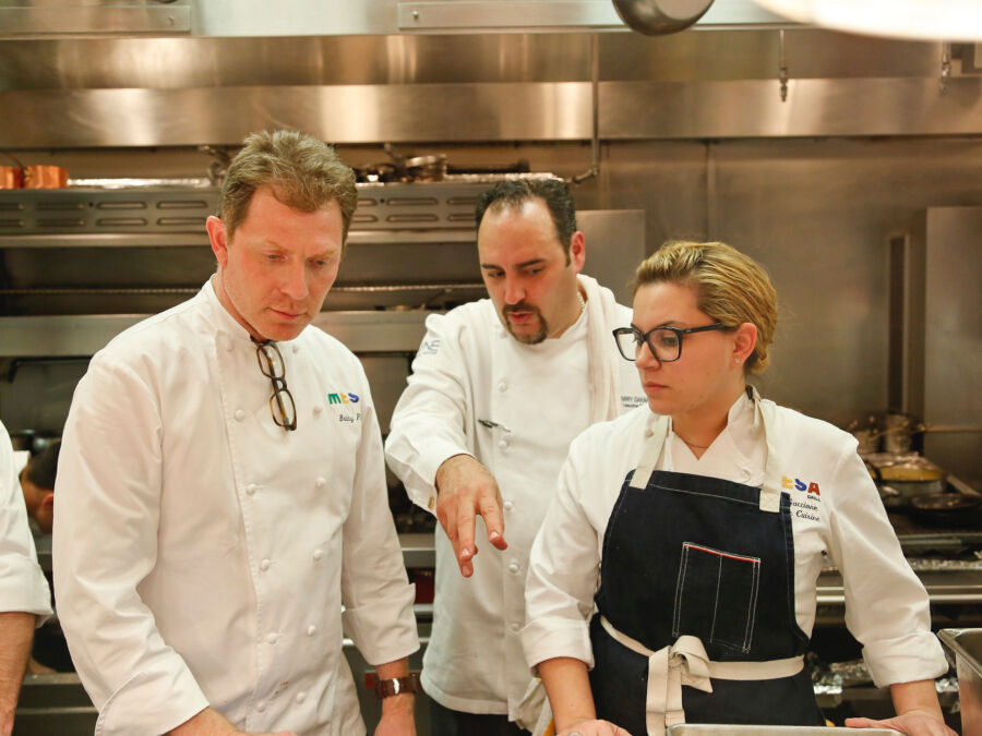 Montclair Chef Leia Gaccione Surprises Bobby Flay on His New Show The Line