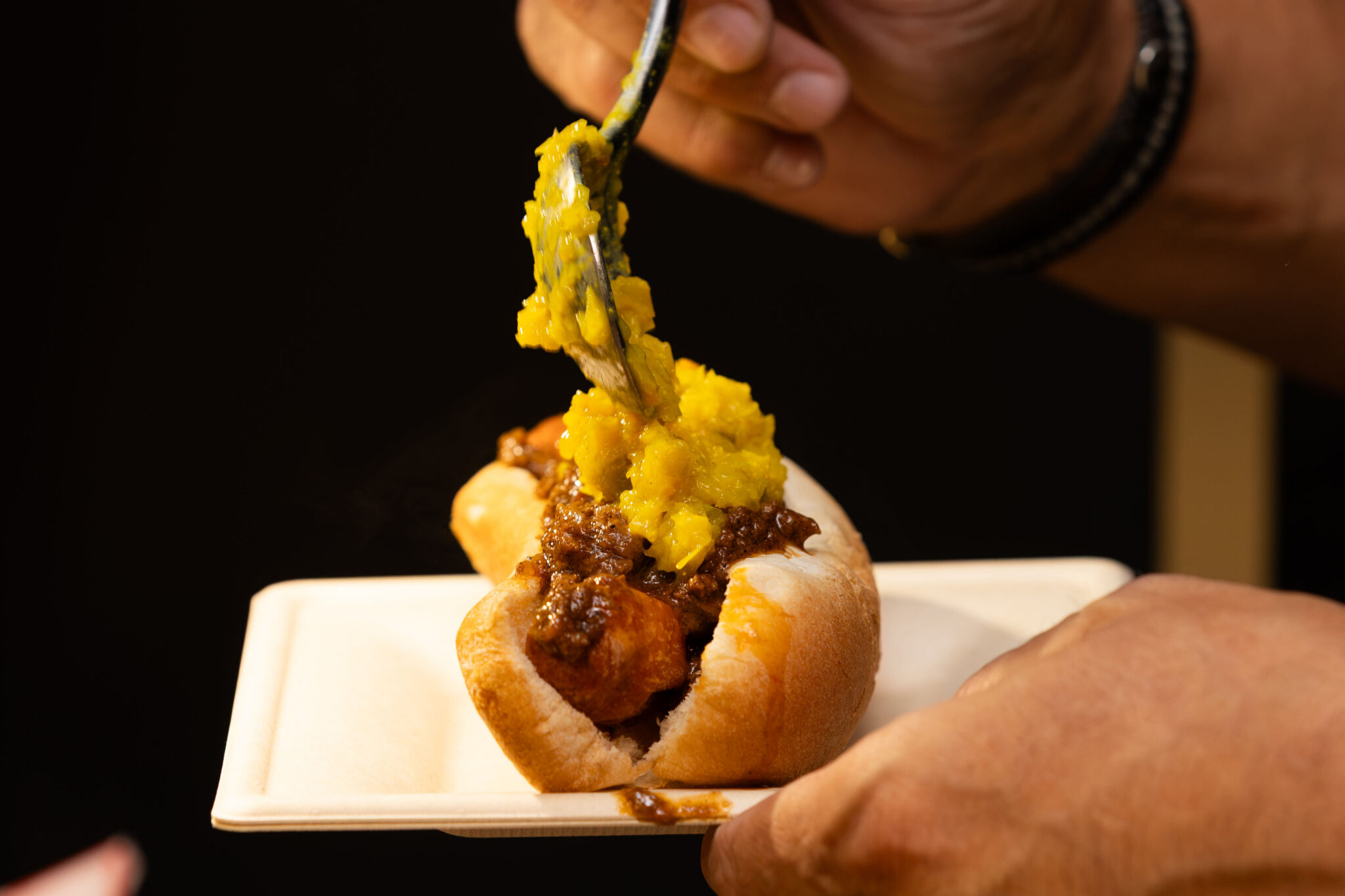 Hot dog from Rutt's Hut