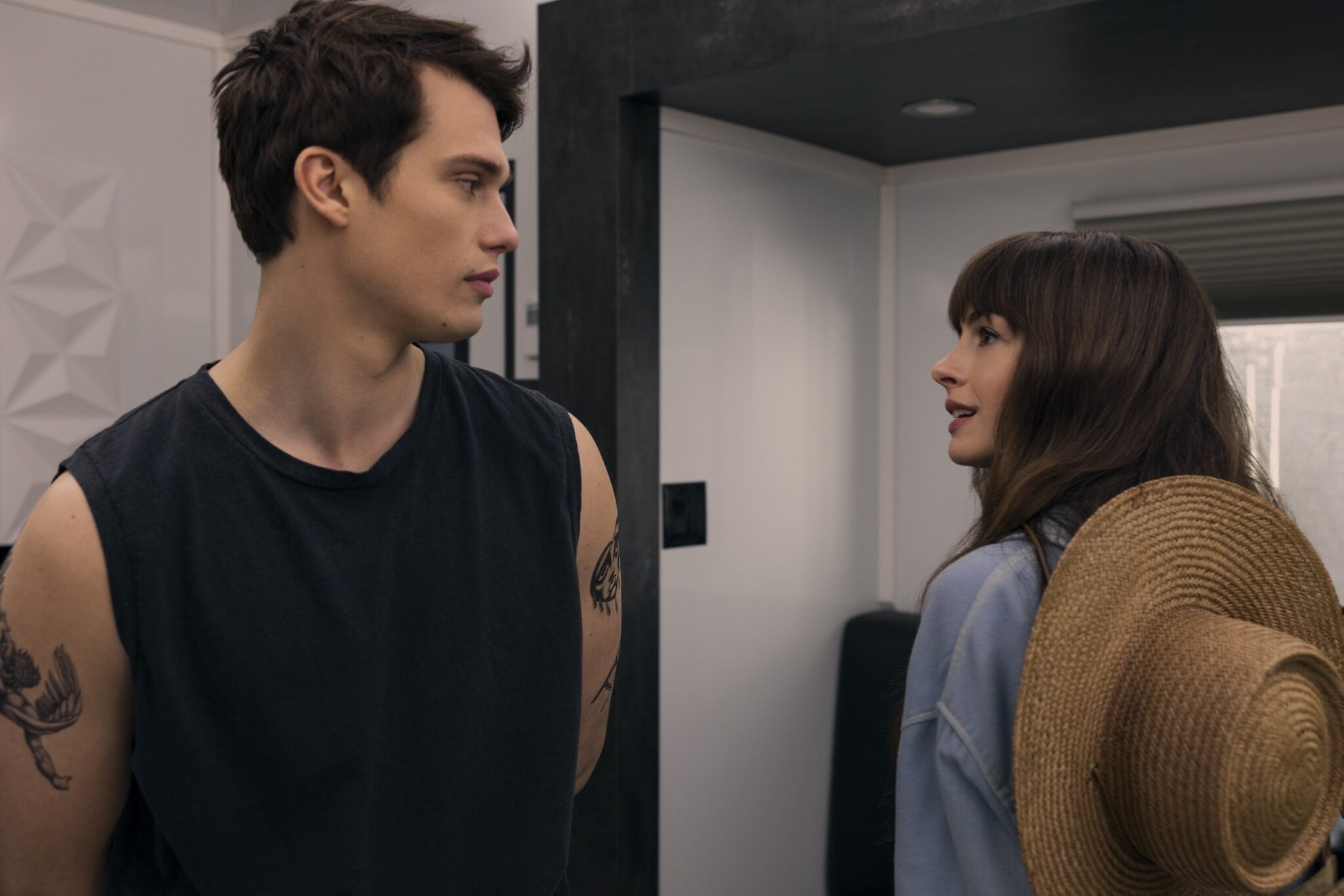 Anne Hathaway and Nicholas Galitzine in "The Idea of You"