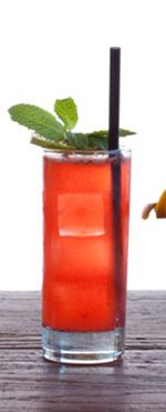 Drunken Cranberry Mojito