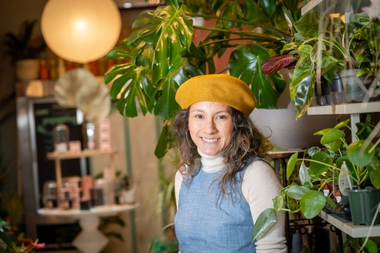 Florist Valerie Braverman of Brave Floral in Maplewood