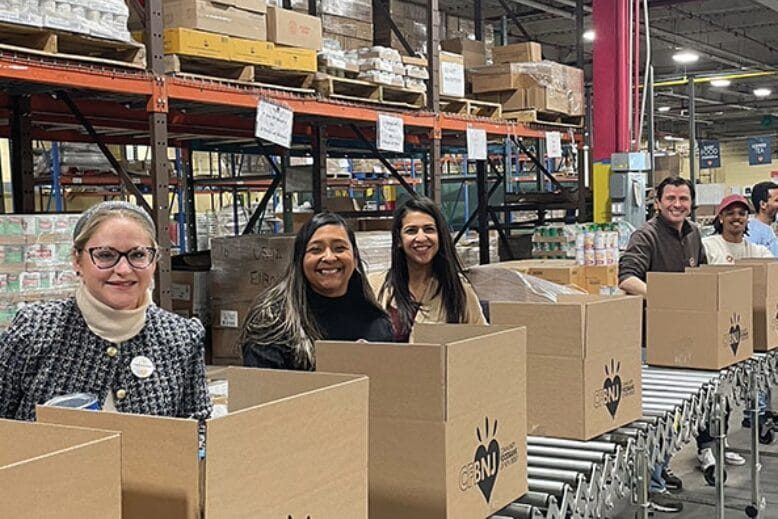 Volunteers at the Community FoodBank of New Jersey