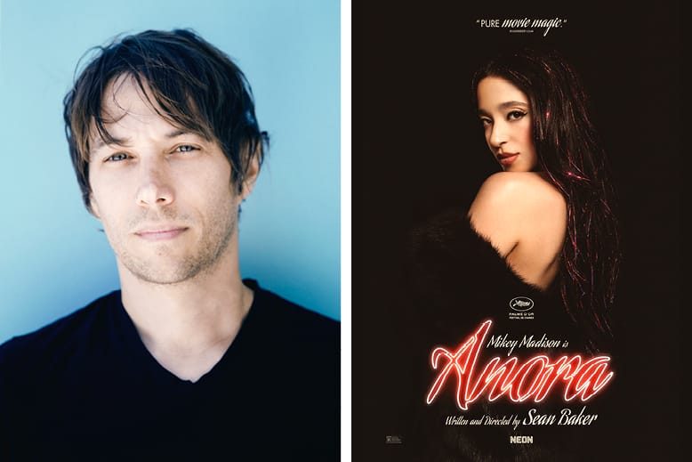 Sean Baker; Anora movie poster