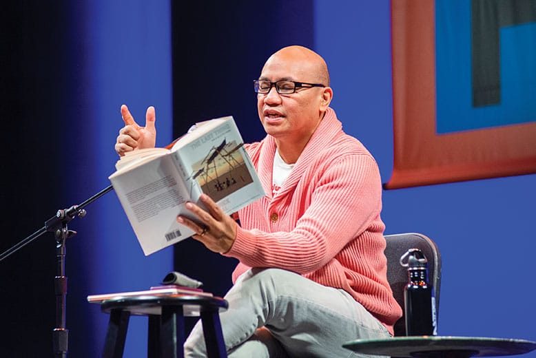 Poet Patrick Rosal reads from his book "The Last Thing."