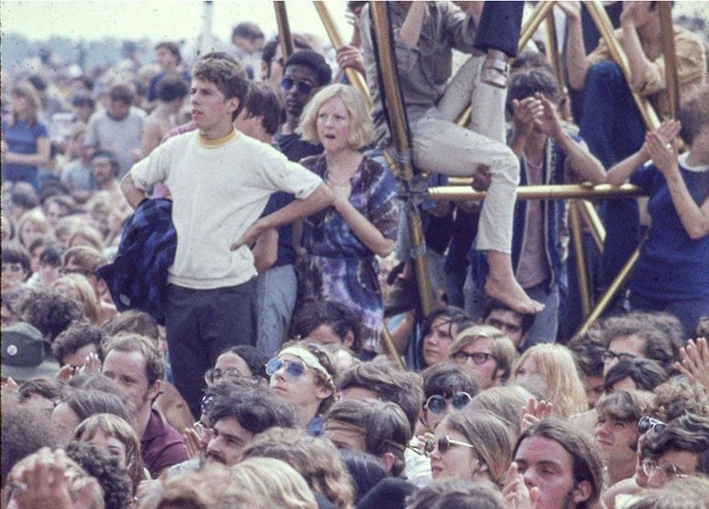 Guests at the Atlantic City Pop Festival in 1969