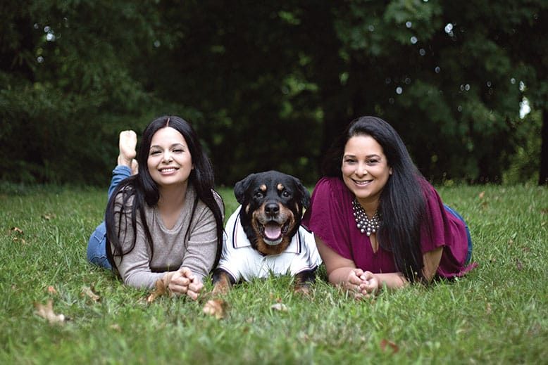 Leslie Grullon (left) and her mother, Merlise Diaz,