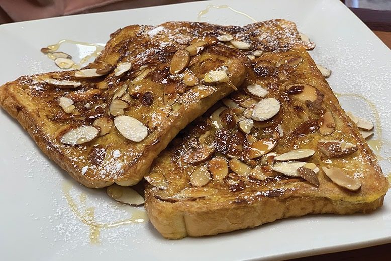 Honey-almond French toast from Asbury Kitchen in Ocean City