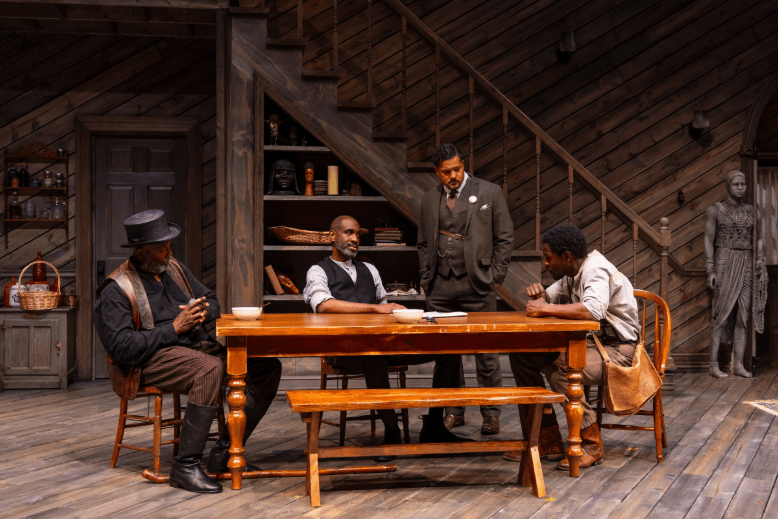 Cast members from August Wilson's "Gem of the Ocean" at Two River Theater in Red Bank