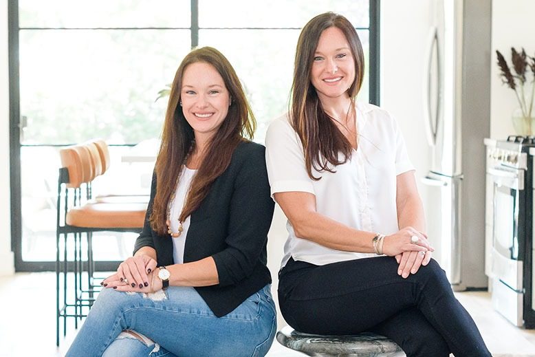 Sisters Jennifer Matthews and Julia Biancella Au of Tempaper & Co.