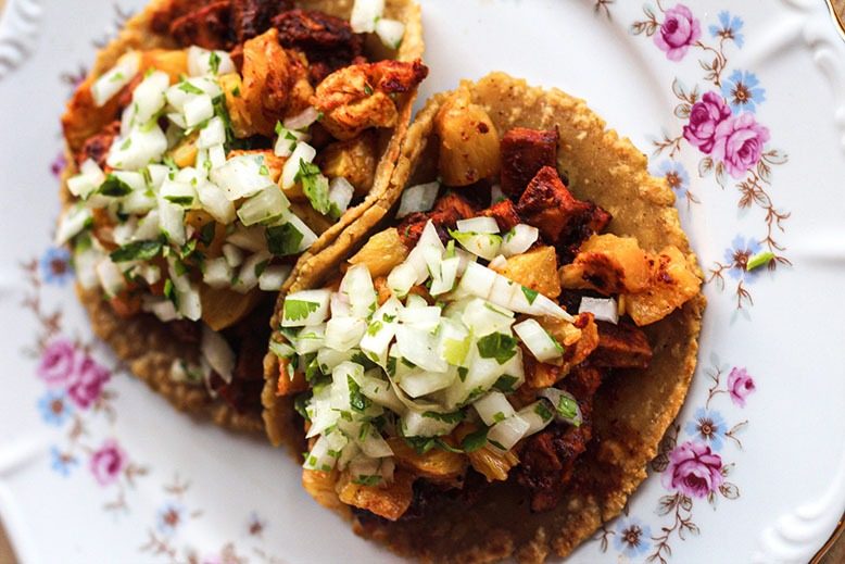 Tacos at at Uno Más in Allendale