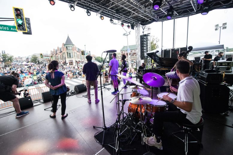 musicians on a stage in Montclair