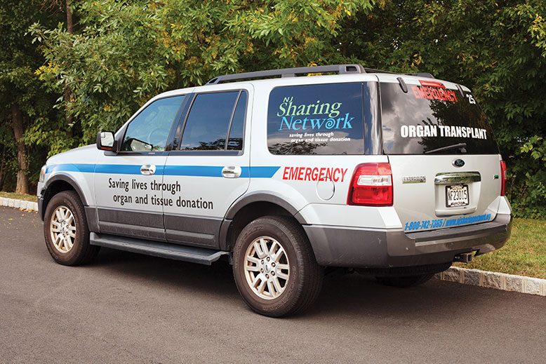 A NJ Sharing Network emergency vehicle.