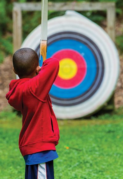 A summertime stay at Camp Nejeda in the Sussex County town of Stillwater means plenty of activities, like archery.