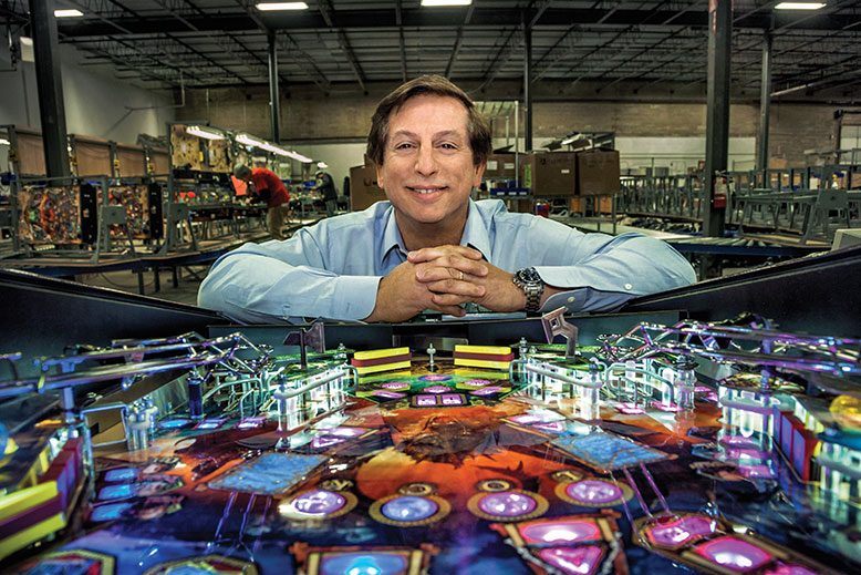 "I'm known for tilting a lot," says Jersey Jack Guarnieri, whose new Hobbit machine has begun rolling off the assembly line at his Lakewood factory.