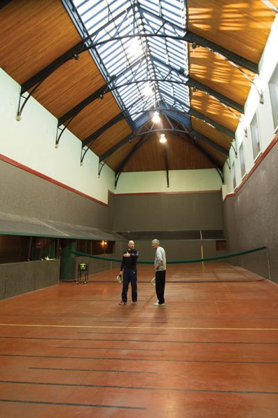 The court tennis facility at Georgian Court University is attracting fresh interest.