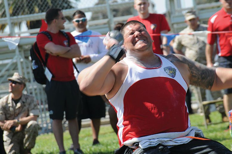To win Paralympic Gold, Michael Wishnia expects to have to hurl the shotput more than 15 meters. It would be a new personal best for the Jersey native.