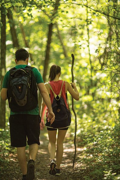 Breanne McCarthy and Eric Paperth tackled 40 miles of the A.T. last summer.