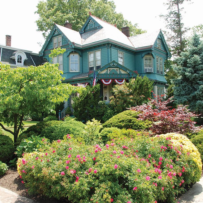 Sights include private gardens at a number of Keyport’s historic waterfront homes