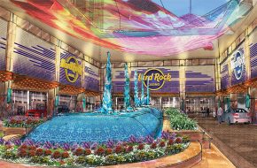 Artist rendering of the new Hard Rock Casino.