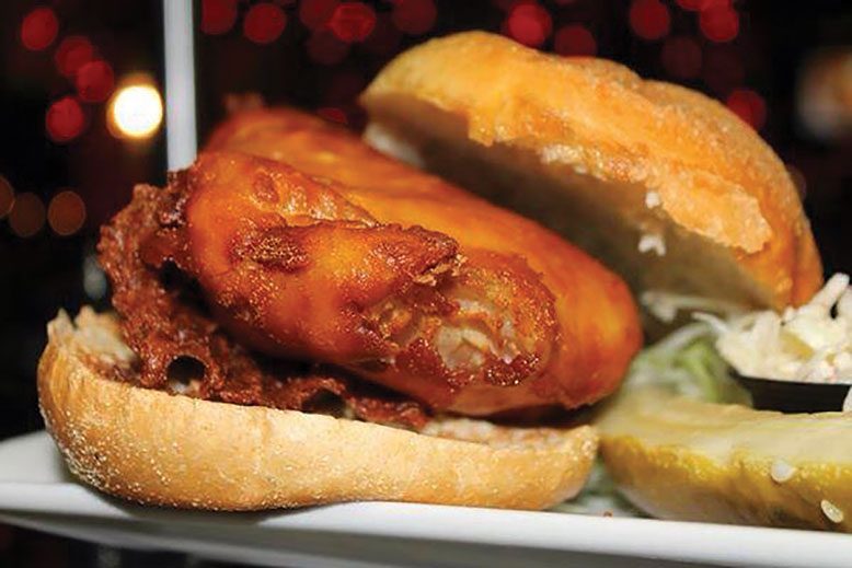 The battered cod sandwich.