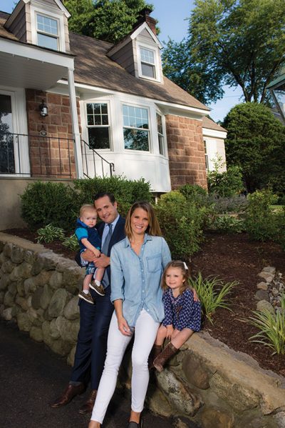 John and Lauren Rosato enjoy life on Edgewood Drive with their kids, John, 1, and Madelyn, 2. "I'm trying to convince all my friends to move here," says Lauren.