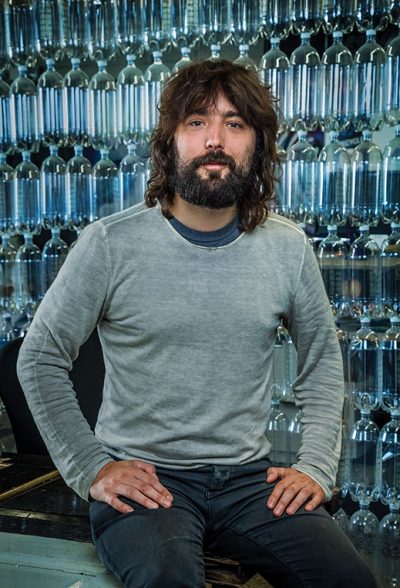 Tom Szaky's company, TerraCycle, repurposes plastic bottles discarded in the ocean.