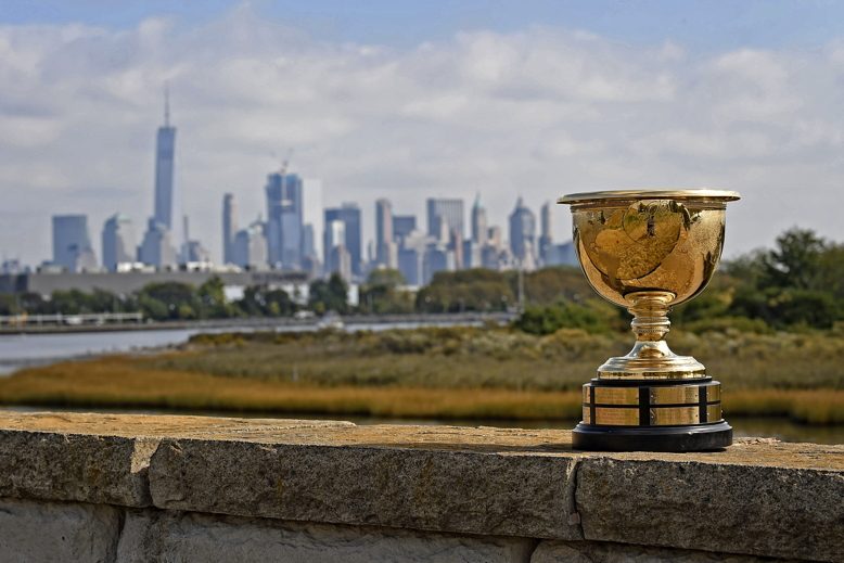 Course scenics of Liberty National Golf Club, host course of the 2017 Presidents Cup in Jersey City.