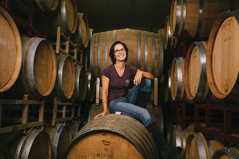 Julianne Donnini of Auburn Road Vineyard & Winery in Pilesgrove—one of New Jersey’s four female head winemakers—has won numerous awards.