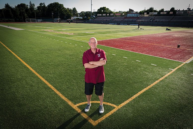 Steve Jenkins, athletic director at Bloomfield High School, laments that athletic programs often are judged solely on the basis of wins and championships.
