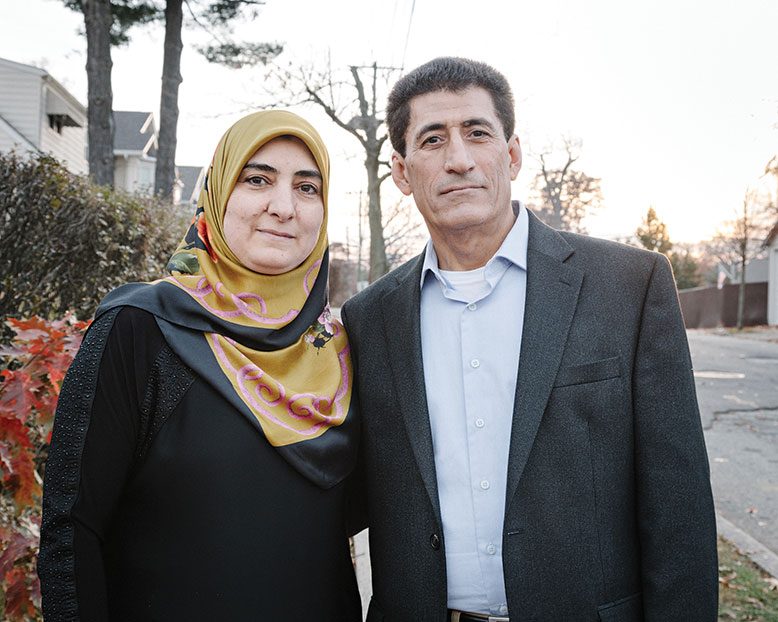 "We were the first ones to move onto that block [in Jersey City], and they didn't like us at all...It took time for them to get to know us." - Khaldiya Mustafa with husband Mustafa Mustafa.