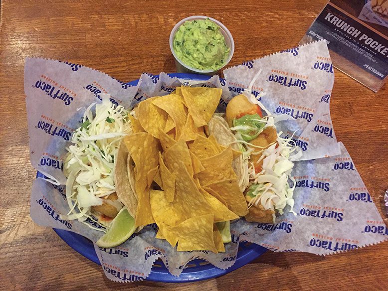 The classic Surf Taco.