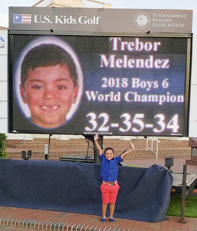 Trebor Melendez Vineland NJ wins two world golf championships