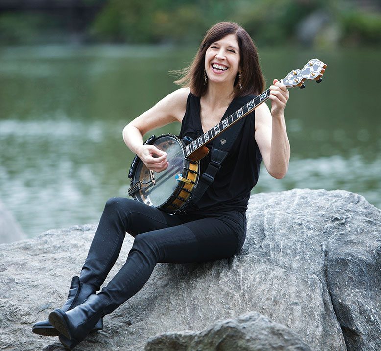 Jersey-bred banjoist Cynthia Sayer will perform an eclectic mix of tango, Western swing and more on September 30 at the Grunin Center in Toms River.