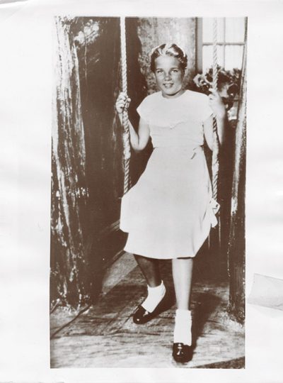 This photo of Sally Horner, taken by her captor, Frank La Salle, was discovered at a house in Atlantic City in August 1948, six weeks after her disappearance.