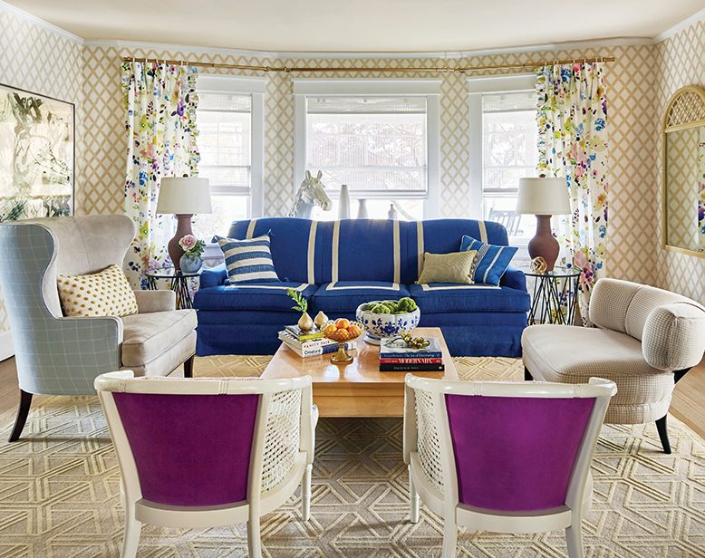 Vibrant Hues Repurposed Furniture Fill This Hawthorne Home