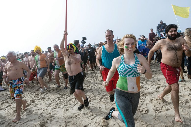 Fearless swimmers gear up for their annual Seaside Heights Polar Bear Plunge in support of Special Olympics New Jersey.