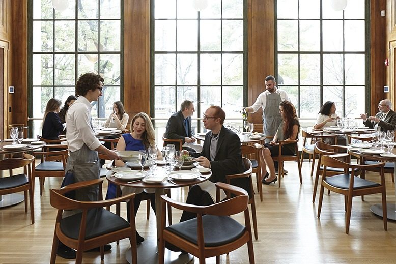 The dining room at Morristown's Jockey Hollow.