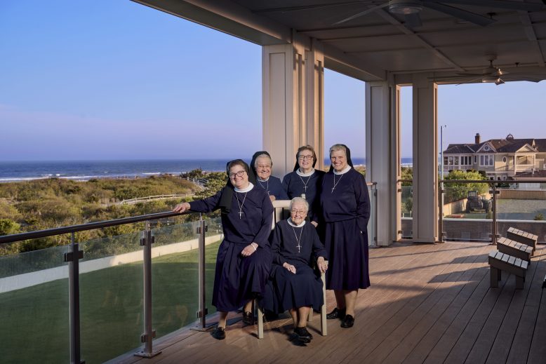 A group of nuns at Villa Maria by the Sea in Stone Harbor