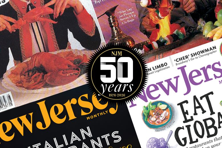 Collage of New Jersey Monthly magazine covers