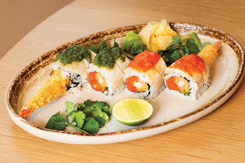 The Contra roll at Xina in Bradley Beach, NJ