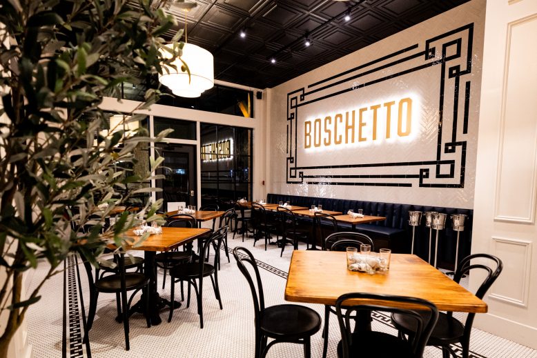 Interior of Boschetto in Montclair, NJ