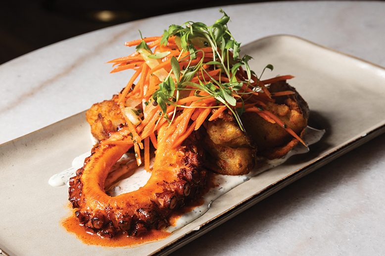 Buffalo octopus at Olea in Spring Lake, NJ