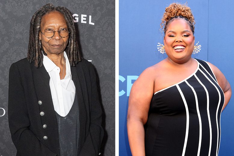 Whoopi Goldberg and Danielle Pinnock